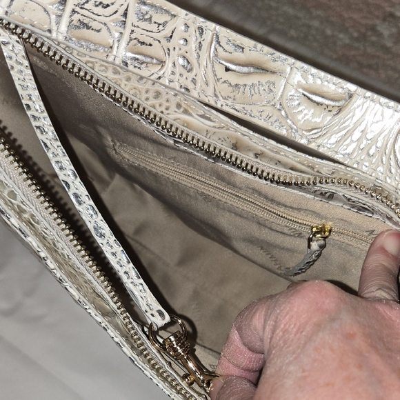 Brahmin Abbott Shoulder Bag In Ivory Dream Melbourne. NWT - Picture 12 of 16